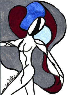 Annina Van Sebroeck painting